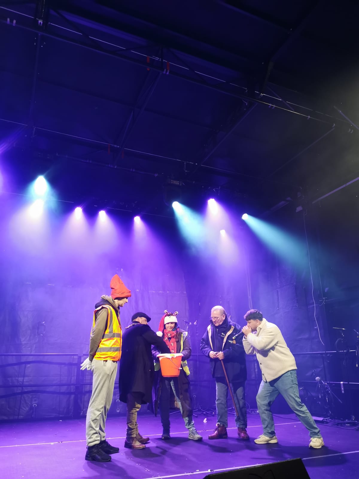 Blyth Town Christmas Light Switch on
