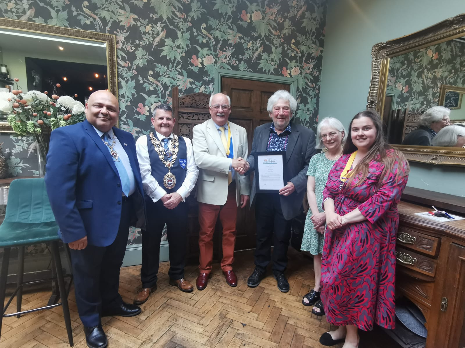 Rotary Blyth - COTY & Blyth Town Mayor Visit